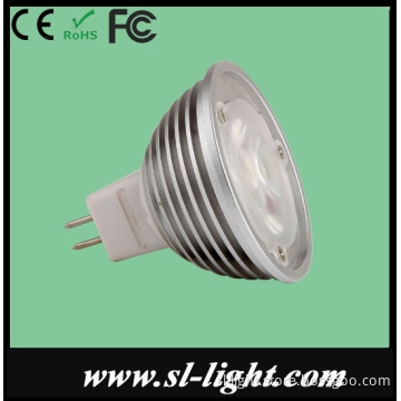 2012 Special Offer!! MR16 1x3W LED Spotlight 4W 150lm 50x47mm